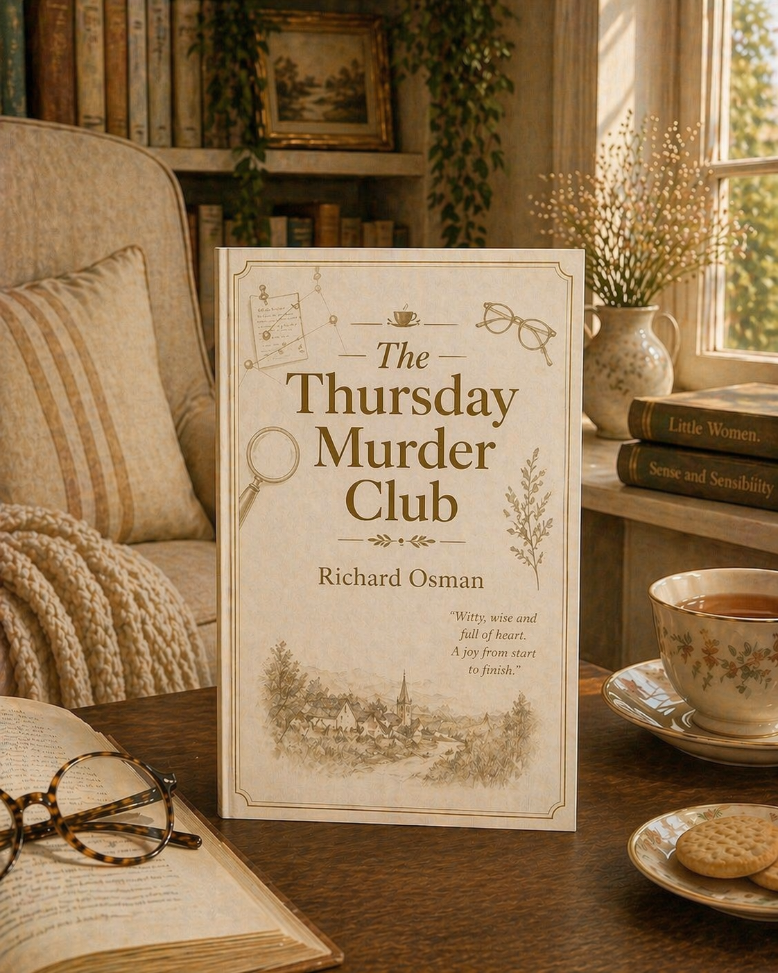The Thursday Murder Club Reading Companion. Gift for Book Lovers.